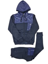 Time Is Money Men's Urban Designer Cargo Combat Streetwear Tracksuit