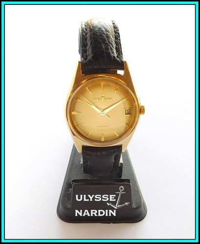 ULYSSE NARDIN, 18K Solid Gold, Automatic, Calendar, Screwback - JUST SERVICED - Imagen 5 de 16