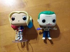 LOT 2 Funko Pop LOOSE Suicide Squad Joker #96 & Harley Quinn With Bat #97 READ