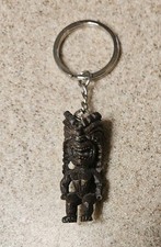 Hawaii Good Luck TIKI souvenir figure keyring key chain keychain 4.25  KOA 