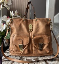 Bellissima borsa tote Mulberry Tillie originale in pelle marrone borsa a tracolla, borsa a mano