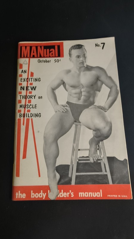 MANual Magazine Issue 7 Oct 1959 Illustrated English Bodybuilding Gay Interest
