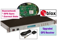 Arbiter Systems 1088B GPS Atomic Clock Time Receiver LCD Display IRIG-B Timecode