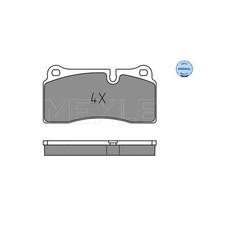 MEYLE 025 242 6118 Bremsbeläge Hinten für Audi R8