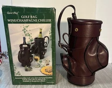 Wine Chiller Golf Bag, Sport Chef Golf Bag Wine Chiller Burgundy  Champagne 11.5