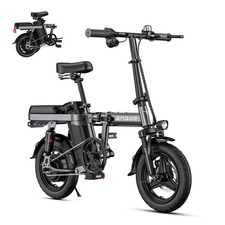 ENGWE T14 Folding Bike Electric City Bicycle Tires 250W Mini Commuter Ebike UK