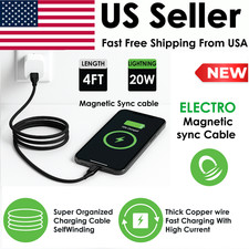 Magnetic - Type C to C 4ft Black Cable