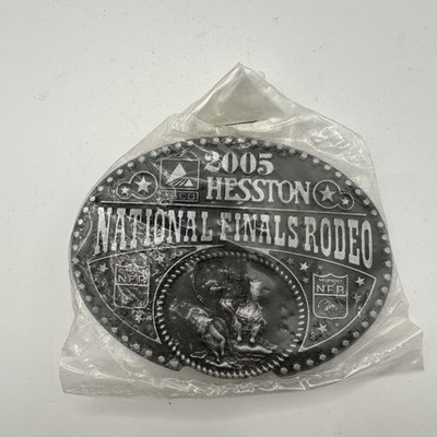 Hesston NFR National Finals Rodeo 2005 Belt Buckle New