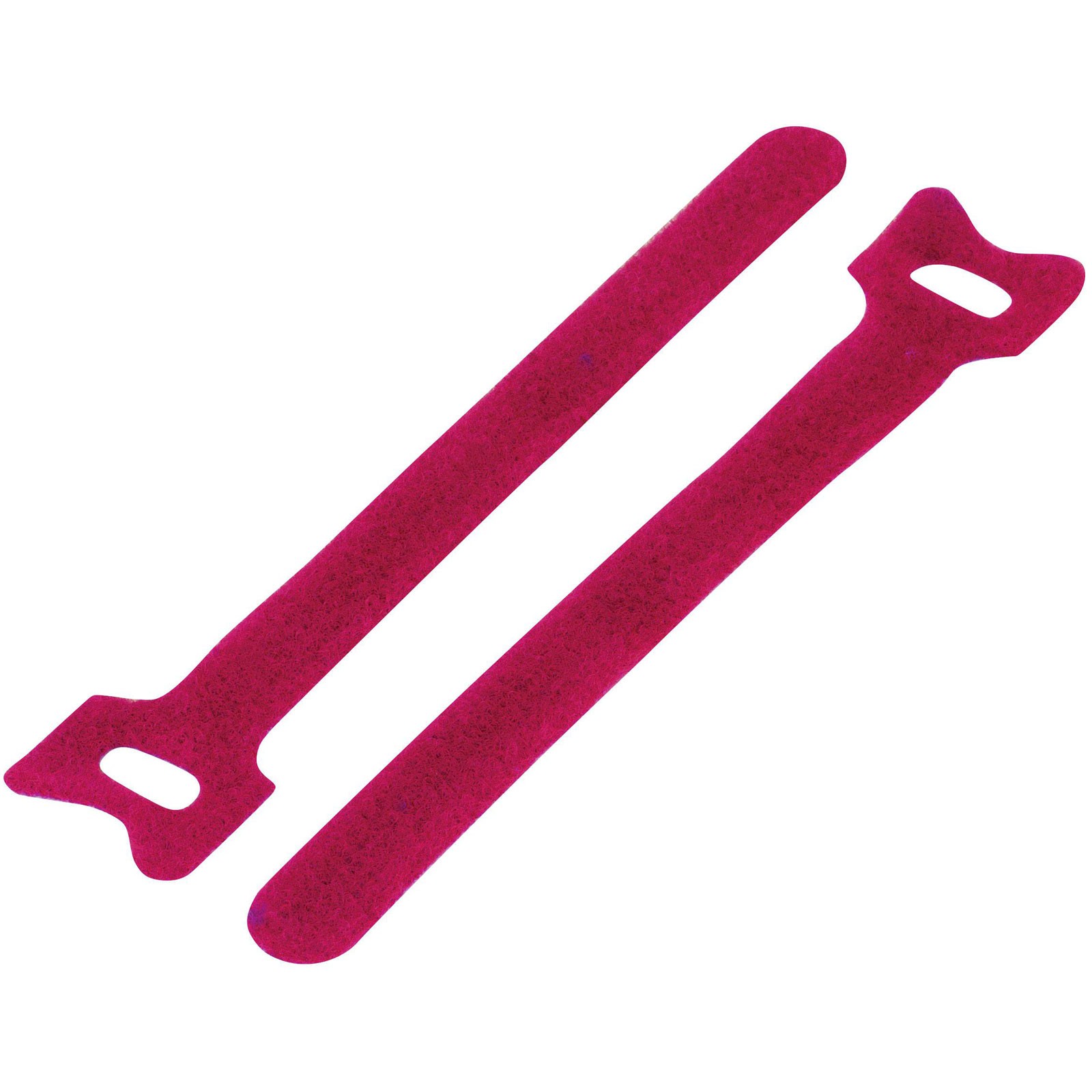 TruComponents Hook-and-loop cable tie 125mm x 12mm Red 20pcs