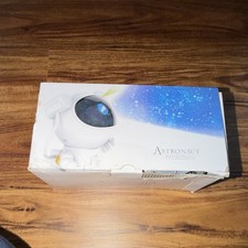 Astronaut Starry Sky Night Light White with T...