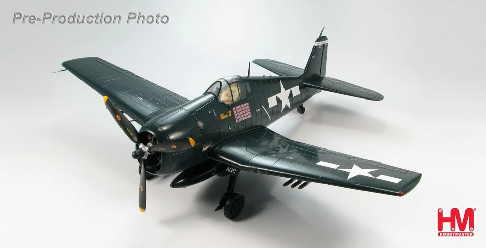Hobby Master 1:32 US Navy F6F-5 Hellcat (HA0301) 'MINSI III' Model Plane - Image 4 of 4
