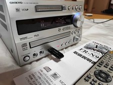 ONKYO FR-N9NX CD/MD/USB/Tuner Amplifier with Remote control Tested Works well