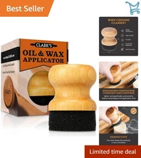 Food Grade Mineral Oil & Wax Applicator for Cutting Boards, Butcher Blocks