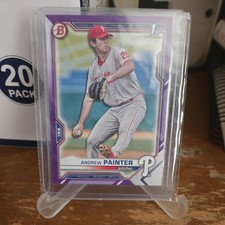 2021 Bowman Draft - Andrew Painter #BDC-10 Purple /250 (RC)