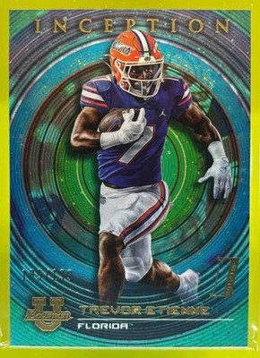 2022 Bowman U Inception Trevor Etienne Aqua Foil V2/ 199 #95