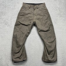 Volcom Transition Snow Pants Mens Small Brown Nylon Ski Lined Pockets G275300
