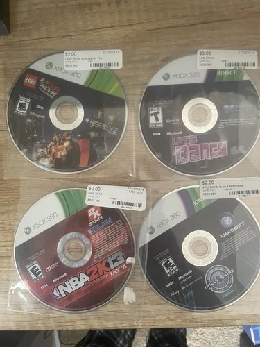 Xbox 360 Game Disc Lot (56 Games)