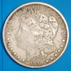 1890-CC U.S. MORGAN SILVER DOLLAR - KM#110 - SCARCE - VERY FINE