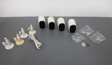 Arlo Essential Spotlight Wireless 1080p Surveillance Camera - White 4-Pack 