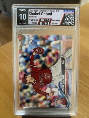 Shohei Ohtani 2018 Topps Complete Set Retail Anime Art TPG 10 RC