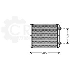 Wärmetauscher Innenraumheizung für Renault Vel Satis Laguna II Grandtour BG0/1_ 