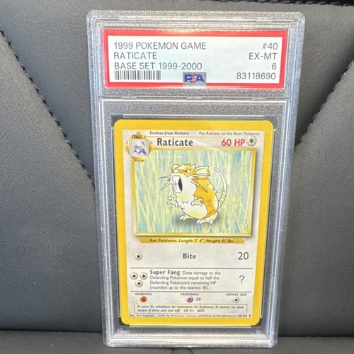 Raticate graded PSA 6 for sale on eBay