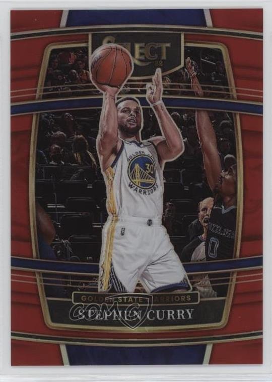 2021-22 Panini Select Concourse Red Prizm 116/199 Stephen Curry #94 2ct