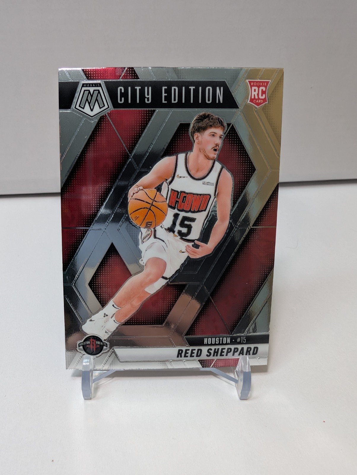 2024-25 Panini Mosaic - City Edition Reed Sheppard (RC) Rockets