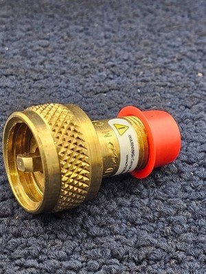 Marshall Excelsior ME141 Brass Propane Vapor Adapter - 1-1/4 Female ACME To 1/2 Male NPT