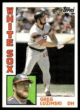 1984 Topps Greg Luzinski Chicago White Sox #20