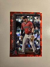 2025 Topps Update TIM TAWA Red Diamante Foil #US287 RC Rookie Card #2/5