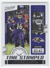 #TS-TWE Tylan Wallace 2024 Panini Prestige Time Stamped Baltimore Ravens