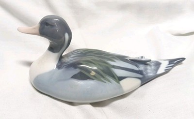 Royal Copenhagen Duck Model Number 119 Peter Herold Mallard Circa 1992 6'' X 3''