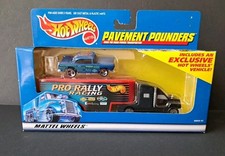 2000 Hot Wheels Pavement Pounders Blue 1955 Chevy Truck New In Box