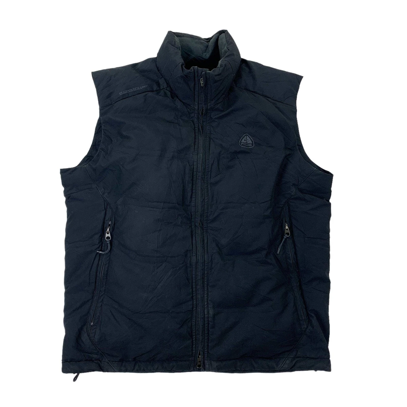 Nike ACG Puffer Vest Jacket - S Padded Down Outerwear Coat Puffa Daunenjacke