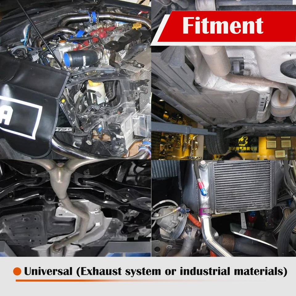 2" 2.5" 3" 3.5" 4" OD T304 Stainless Steel Straight Exhaust Pipe Tube DIY Piping - Image 4 of 4