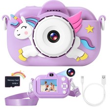 Kids Camera Toys for 3 Year Old Girls, Toddler Camera Age 4-8, Kid Digital Ca...