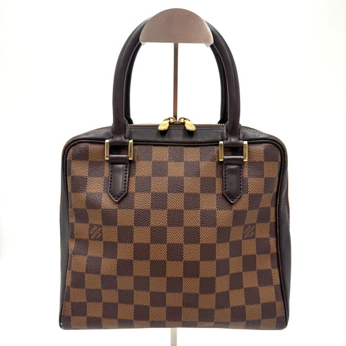 Louis Vuitton Damier Ebene Brera Handbag Brown N51150  Authentic Used #VI0928