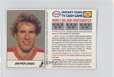 1983-84 ESSO Hockey Stars TV Cash Game Jim Peplinski 1o8