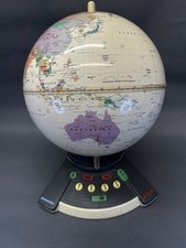 GEOSAFARI WORLD ExploraToy Talking Globe Geography Trivia Game - Tested Good