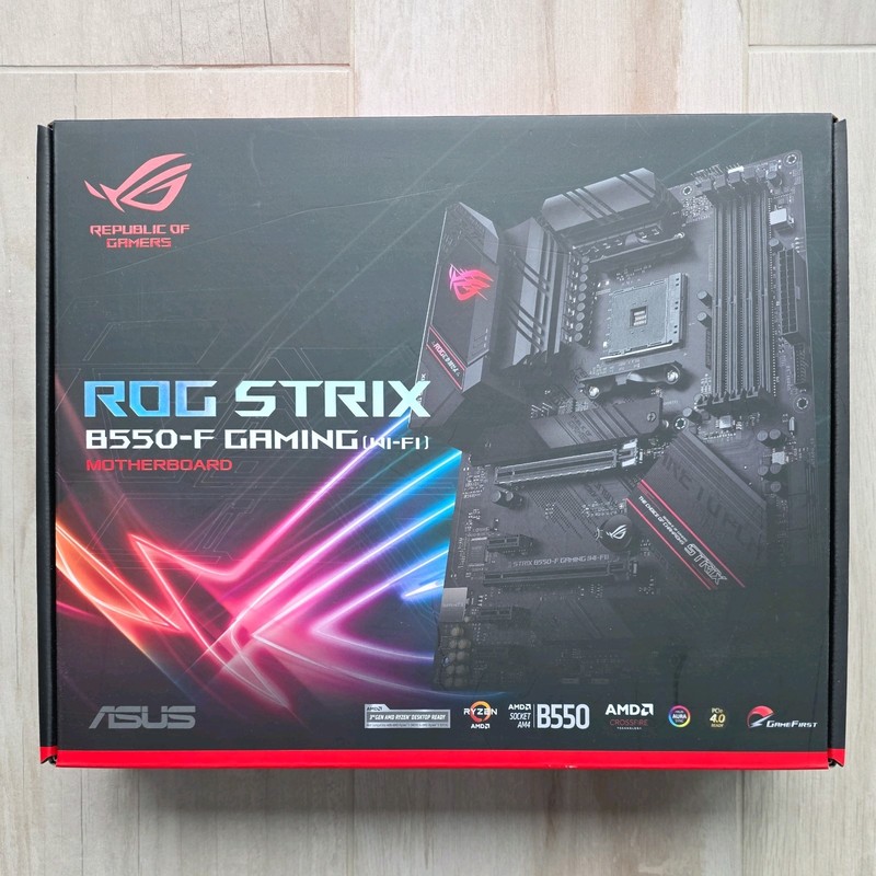 ASUS ROG STRIX B550-F GAMING (WI-FI) AMD AM4 ATX Motherboard (90MB14F0-M0EAY0)