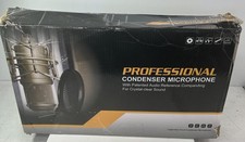 Professional Condenser Microphone Kit with Live Sound Card USB Interface Vocal S