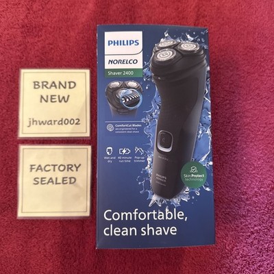 Philips Norelco Shaver 2400 Series (X3001/90) Wet/Dry Rechargeable Razor. Sealed