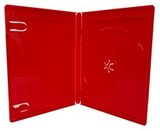 25 PREMIUM STANDARD Solid Red Blu-Ray Single Cases 12MM