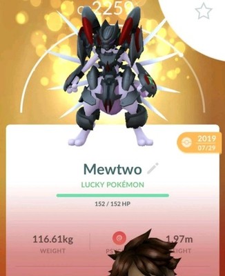 POKEMON GO ARMORED MEWTWO 2019 LEGACY RARE COLLECTOR