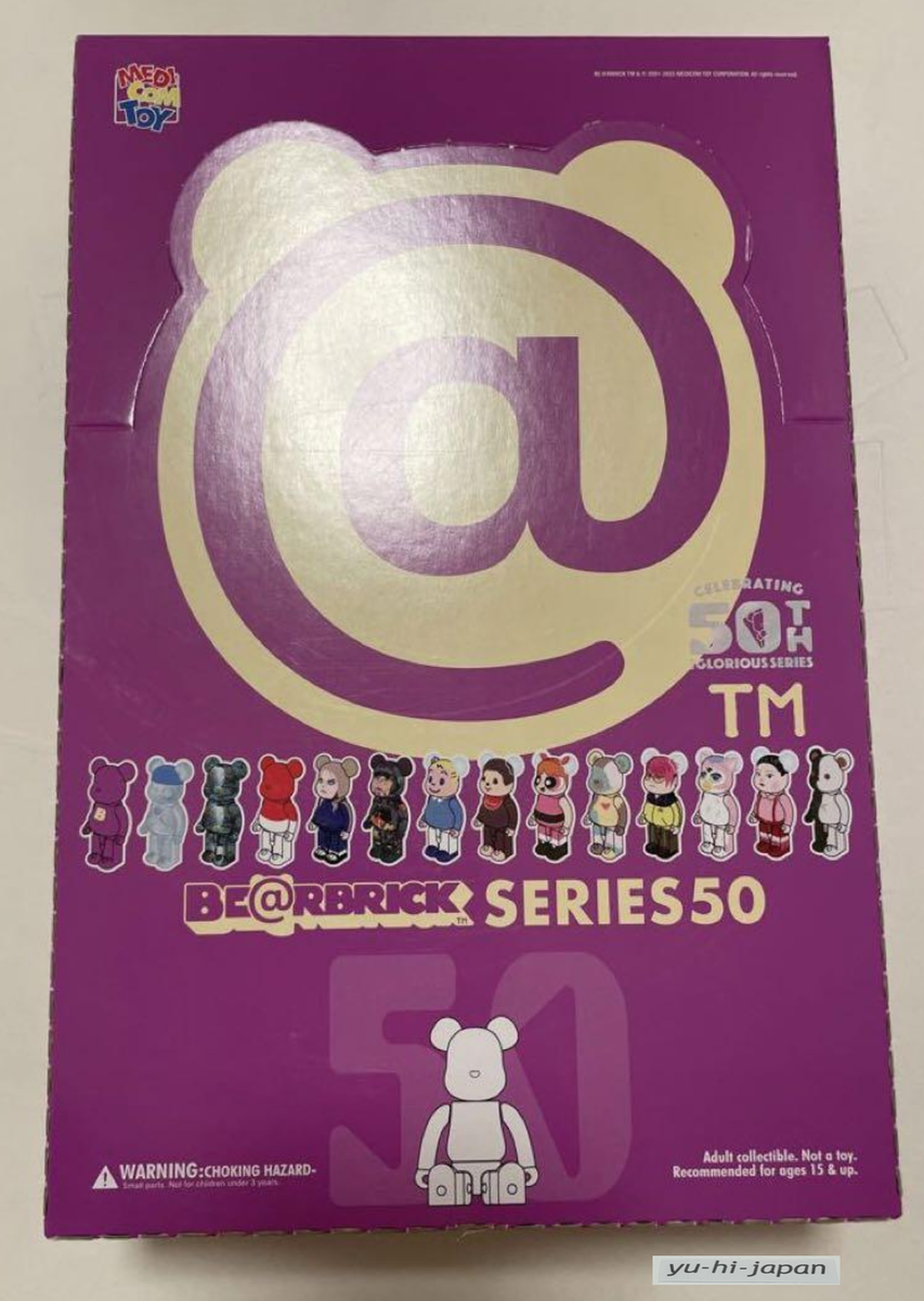 Medicom Toy series 50 bearbrick Be@rbrick 1 BOX (24pcs) in stock