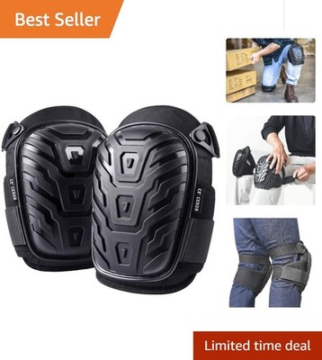 Versatile Heavy-Duty Knee Pads - Protect Your Knees with Comfort Gel Cushioning