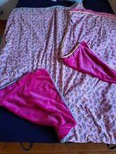 kuscheliges Wohndecken Set von BABAUBA - 1 gro&szlig;e und 1 kleine Decke