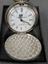Northwoods Church Pocket Watch with Quartz Movement Brand New In Box Beautiful