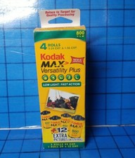 Film Kodak 35MM Max 800 Film Versatility Plus 4 Rolls EXP 3/2006 108 pictures